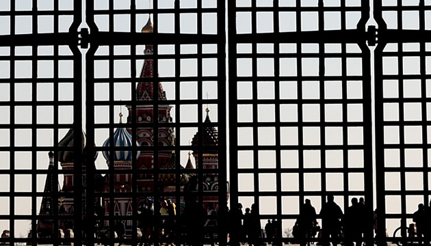 MOSCOW, RUSSIA - MARCH 17: A view of empty Red Square is seen fo